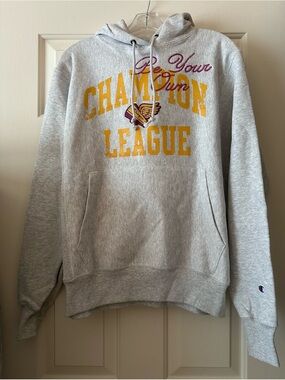 NWT Champion Women’s Gray 'Champion League' Reverse Weave Hoodie- Small